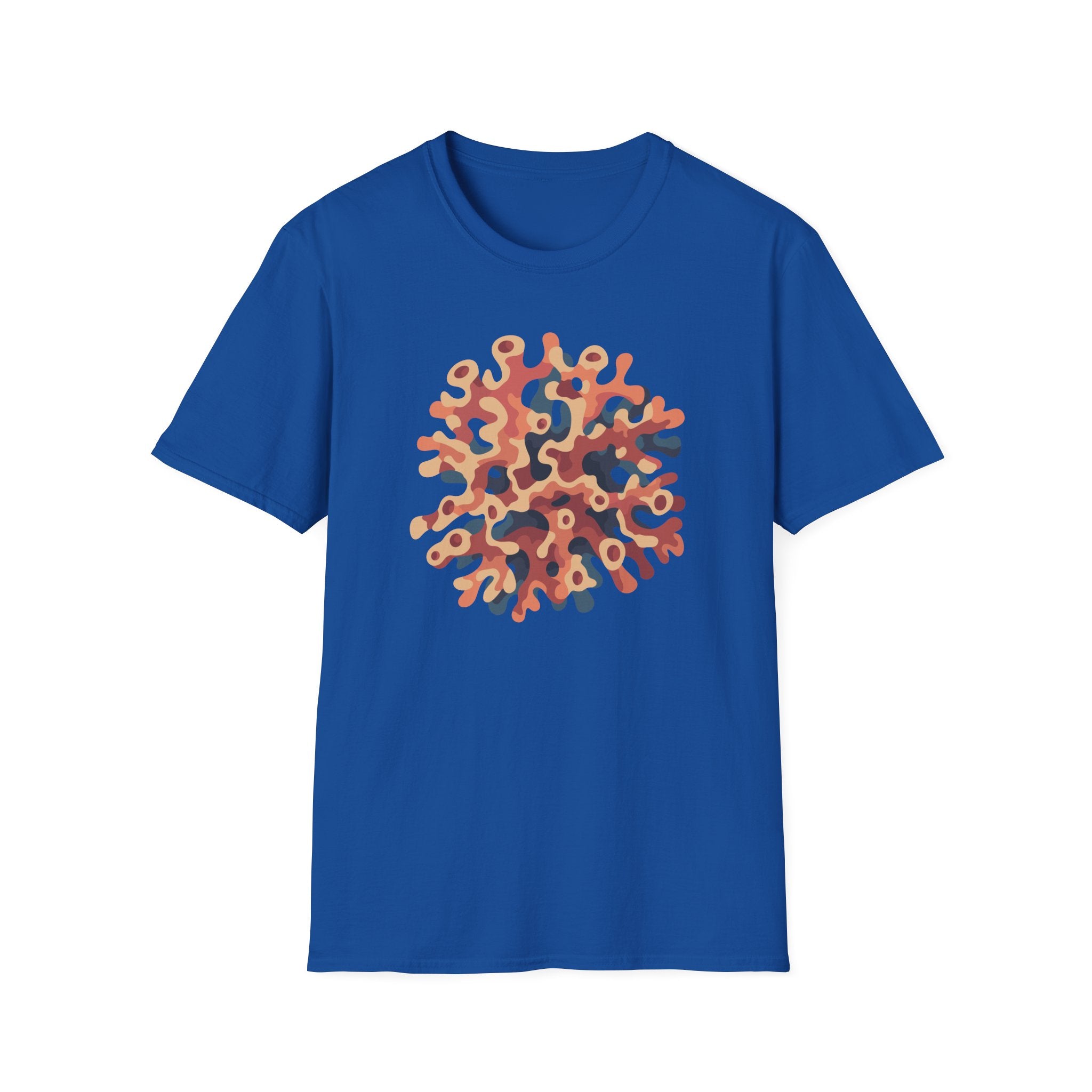 Abstract Coral Burst T-Shirt