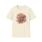 Abstract Coral Burst T-Shirt