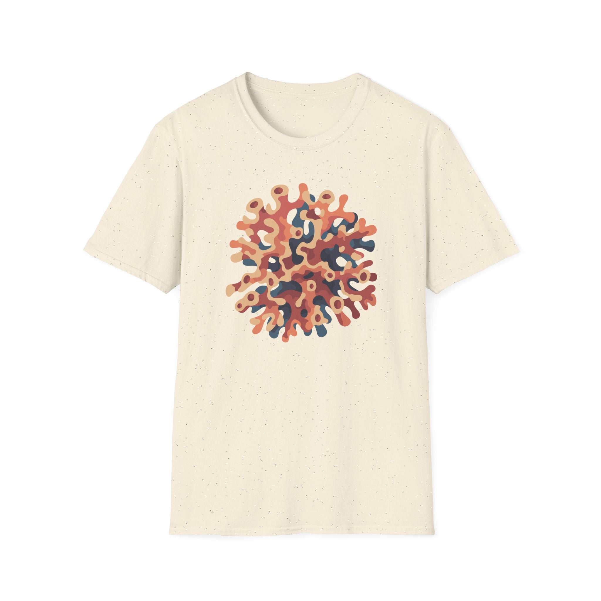 Abstract Coral Burst T-Shirt
