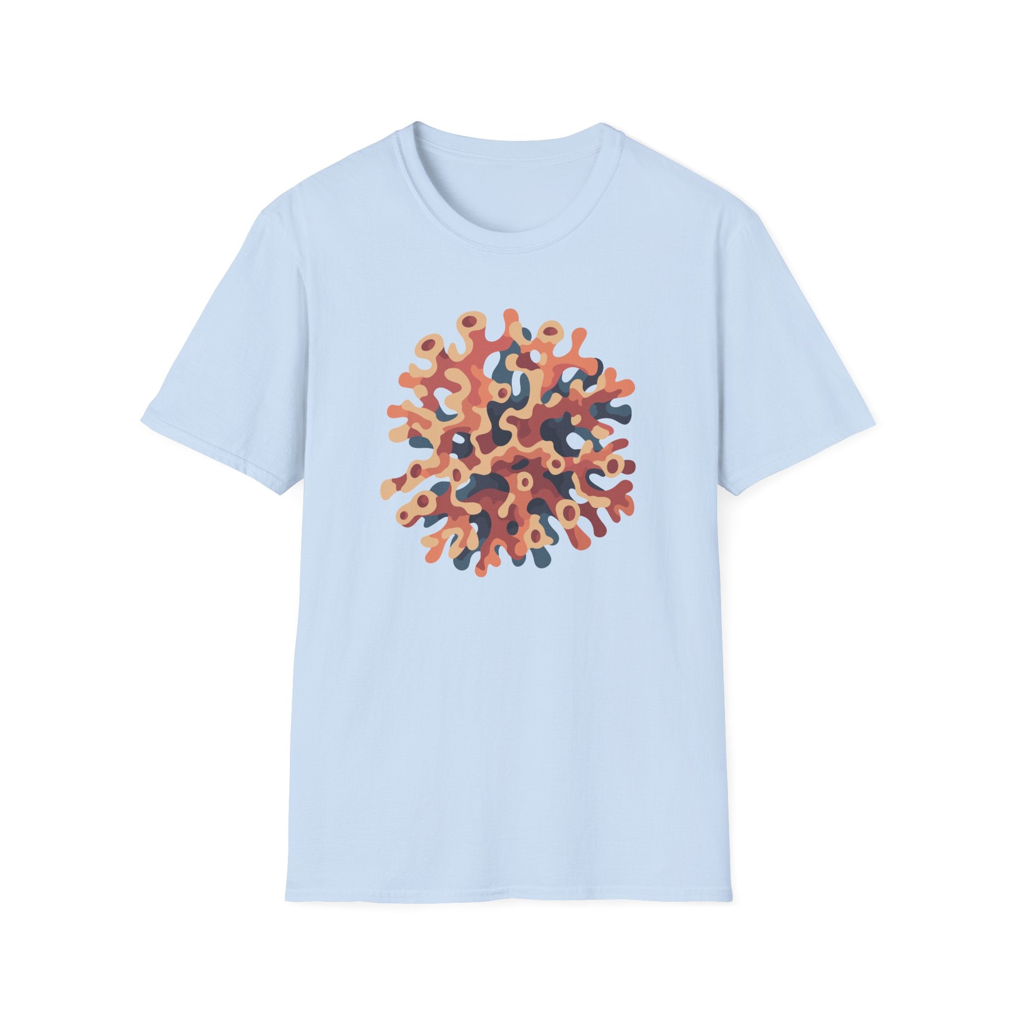 Abstract Coral Burst T-Shirt
