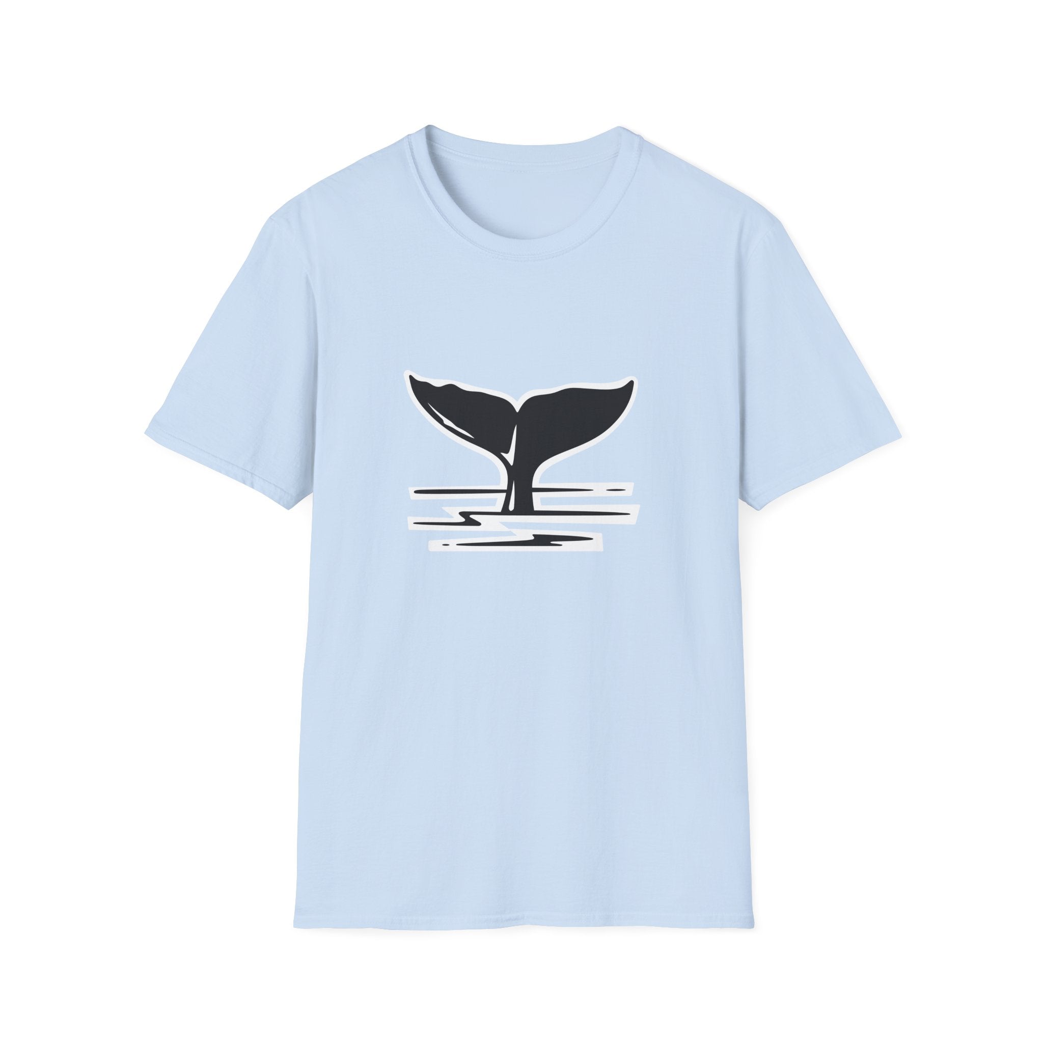 Minimal Whale Tale T-Shirt